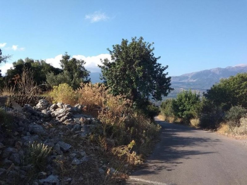 Kokkino Chorio Kreta, Kokkino Chorio: Grundstück mit Panoramablick auf die Landschaft zu verkaufen Grundstück kaufen